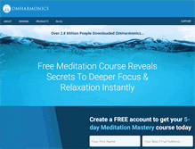 Tablet Screenshot of omharmonics.com